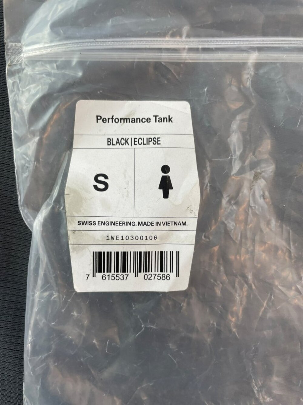On Cloud Performance Tank Black Eclipse Swiss Engineering Women's Size S $70 NWT - Picture 11 of 11